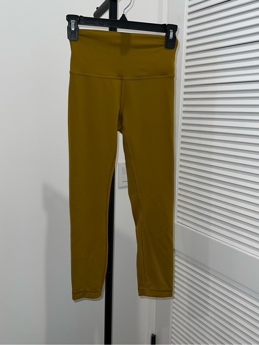 lululemon athletica High-Rise Leggings — Mustard Olive size 4